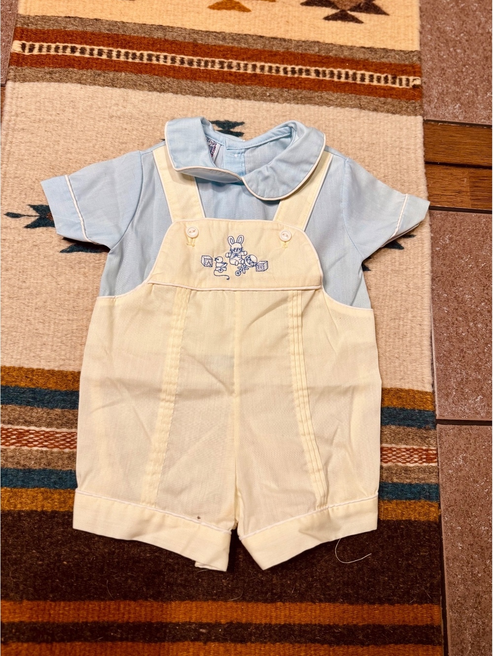 Vintage 1980s toddle tyke overall set